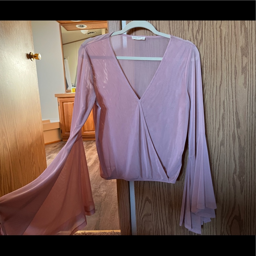 Miss love Pink, flowy, lightweight top.